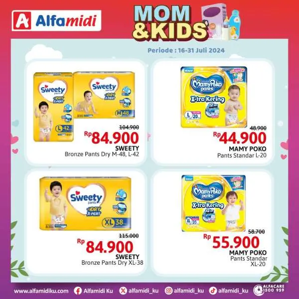 Promo Alfamidi Mom & Kids Periode 16-31 Juli 2024