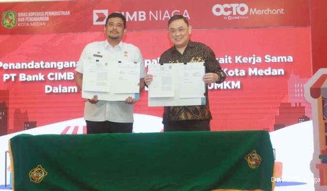 CIMB Niaga&Pemko Medan Kerjasama Dukung Digitalisasi Merchant UMKM lewat OCTOMerchant