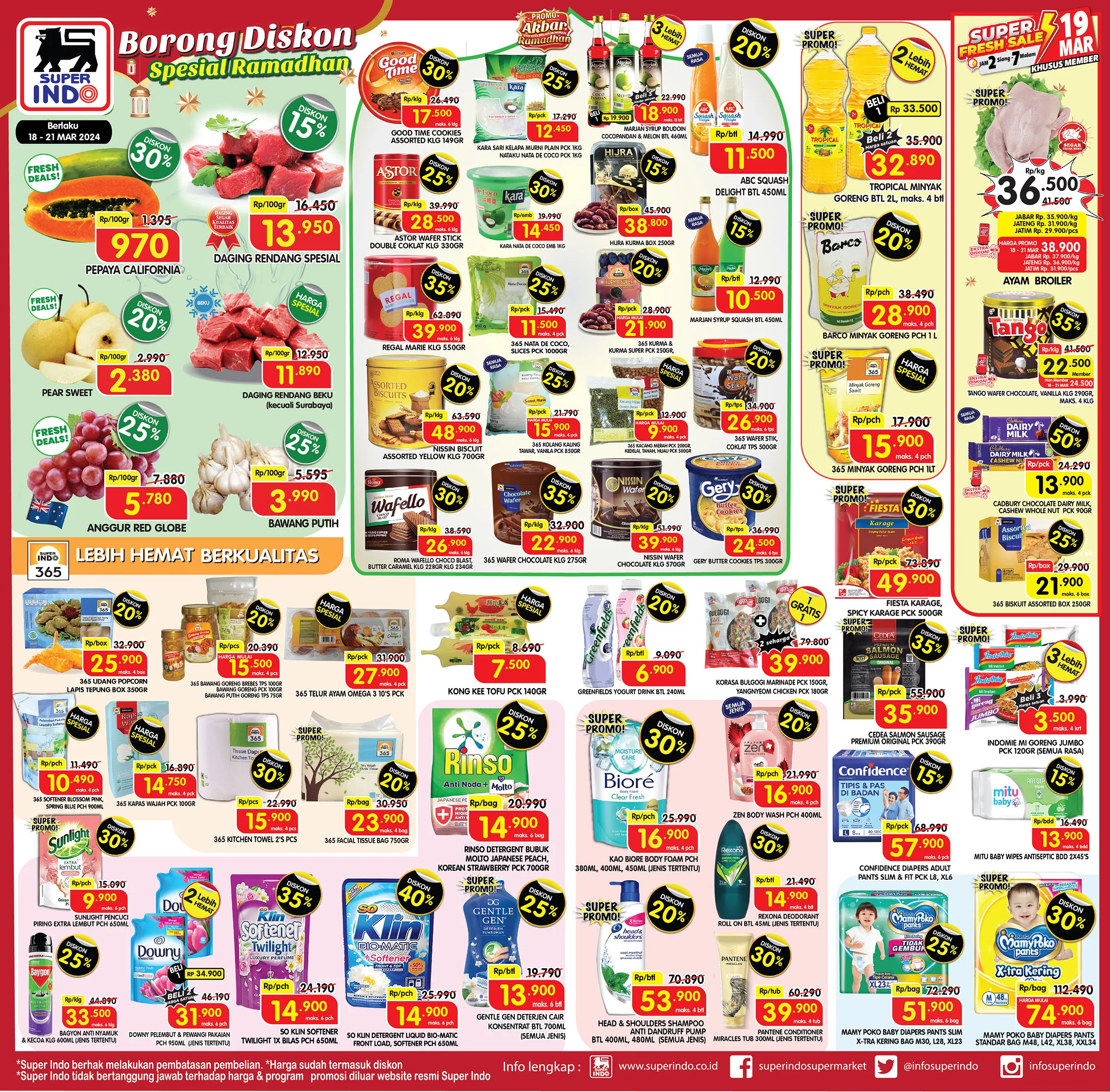 Promo Superindo Weekday Periode 18-21 Maret 2024