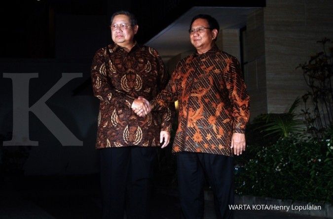 SBY bertandang ke rumah Prabowo, AHY tak ikut