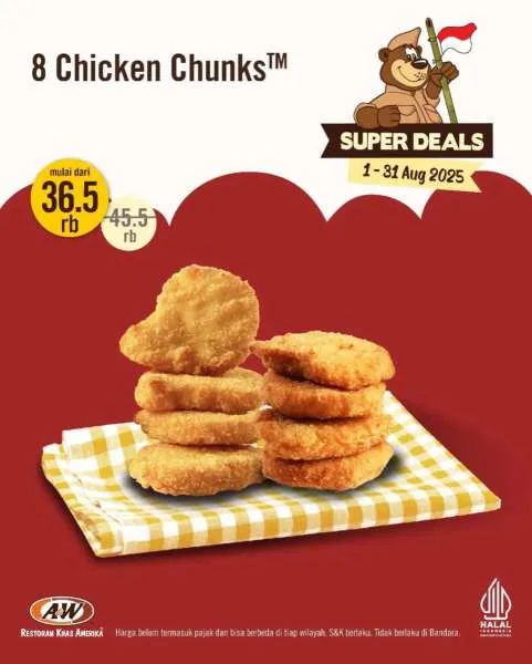 Promo A&W Sharing Meal Chicken Chunks