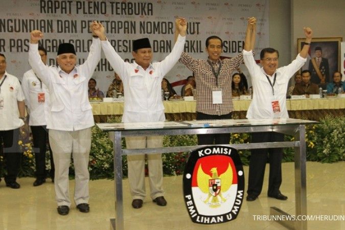 Elektibiltas Prabowo kian dekati Jokowi