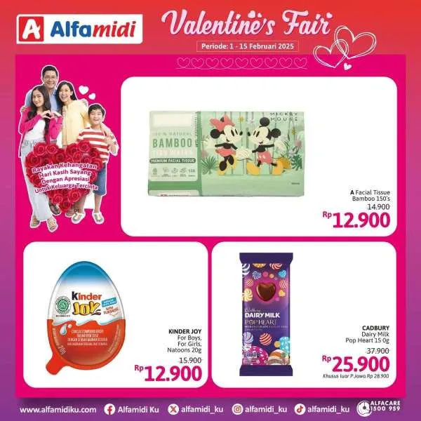 Promo Alfamidi Valentines Fair Periode 1-15 Februari 2025
