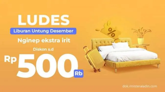 Promo Mister Aladin Staycation, Diskon Hotel Hingga Rp 500.000