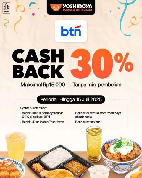 Promo Yoshinoya BTN