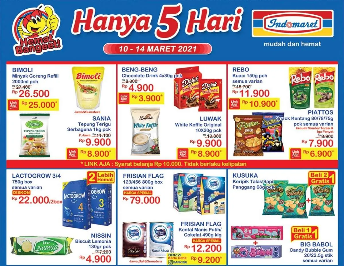 Promo JSM Indomaret Hanya 5 Hari banyak diskon, 10-14 Maret 2021!