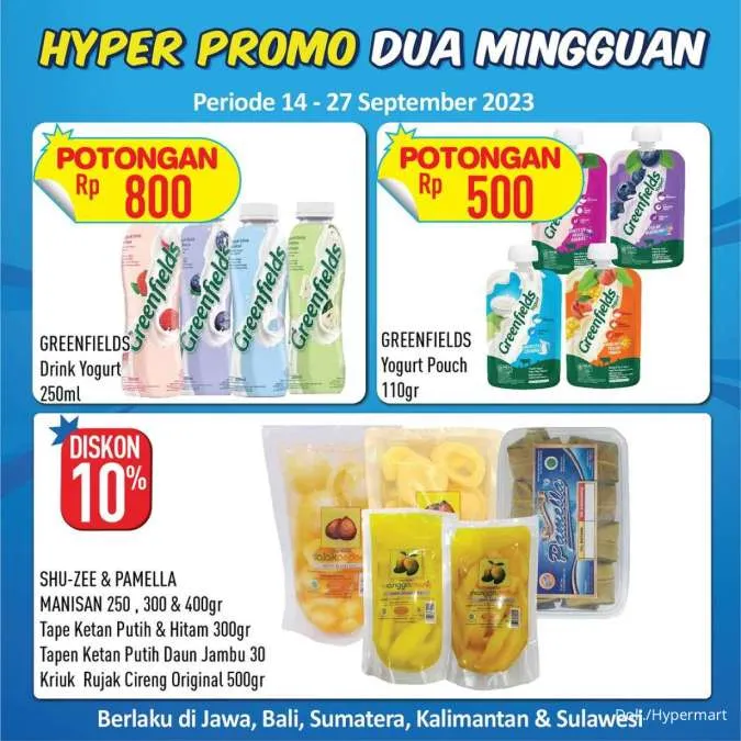 Promo Hypermart Dua Mingguan Periode 14-27 September 2023