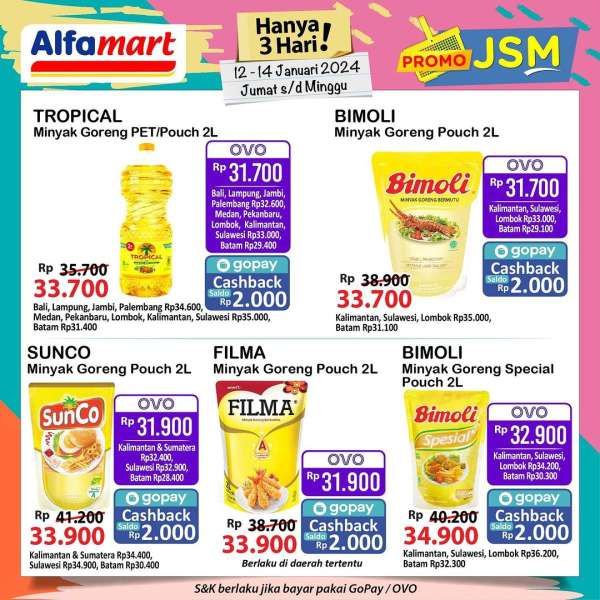 Katalog Promo JSM Alfamart 12-14 Januari 2024, Potongan Harga Lumayan Hanya 3 Hari!