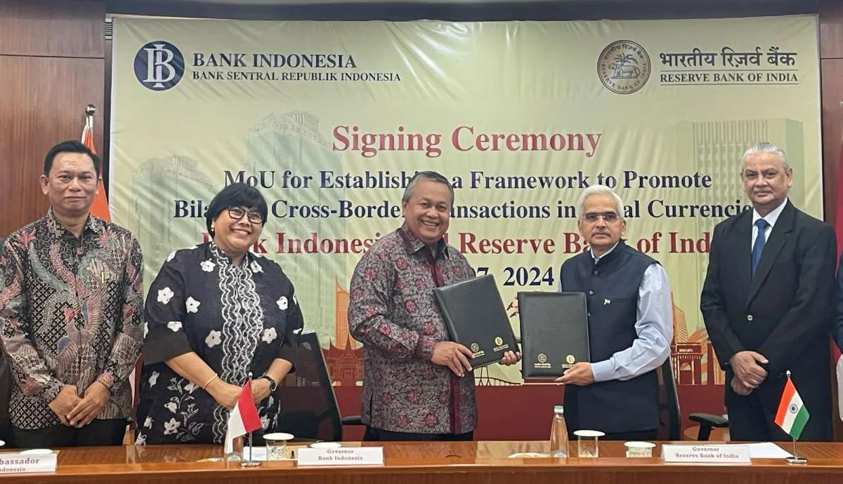 Perkuat Transaksi Bilateral, BI dan RBI Kerja Sama Penggunaan Mata Uang Lokal