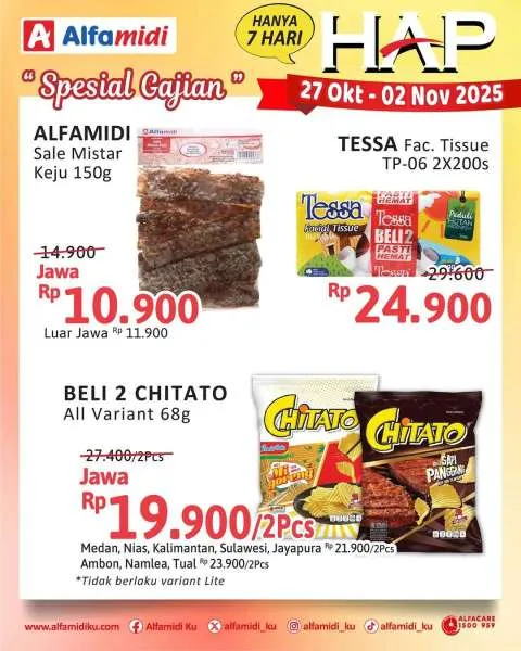 Promo Alfamidi Hemat Satu Pekan Periode 27 Oktober-2 November 2025