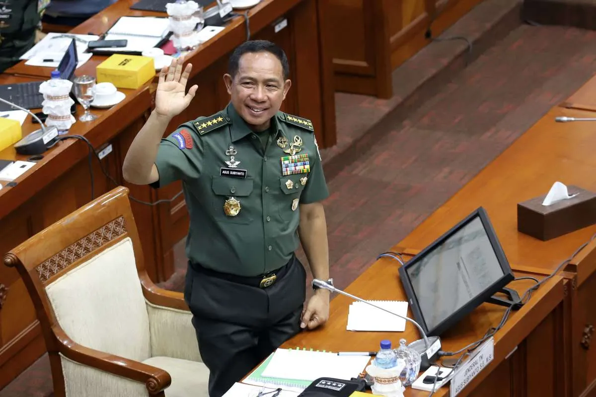 Melalui Rapat Paripurna, DPR Mengesahkan Jenderal Agus Subiyanto Sebagai Panglima TNI