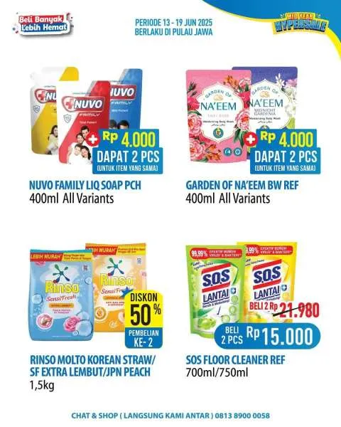 Promo Hypermart Beli Banyak Lebih Hemat Periode 13-19 Juni 2025