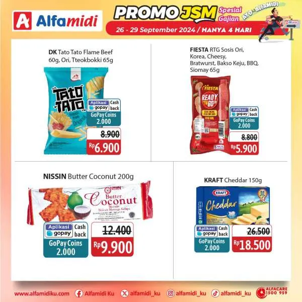 Promo JSM Alfamidi Hanya 4 Hari Periode 26-29 September 2024