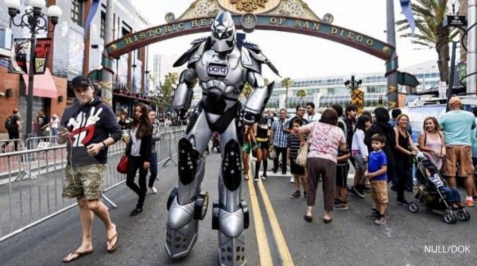 Para penggemar komik berpesta di San Diego