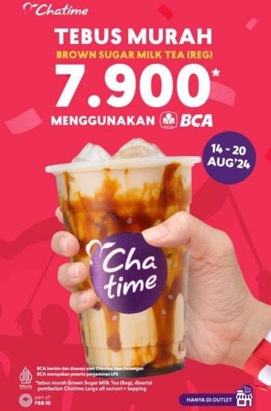 Promo BCA x Chatime Spesial Kemerdekaan Agustus 2024