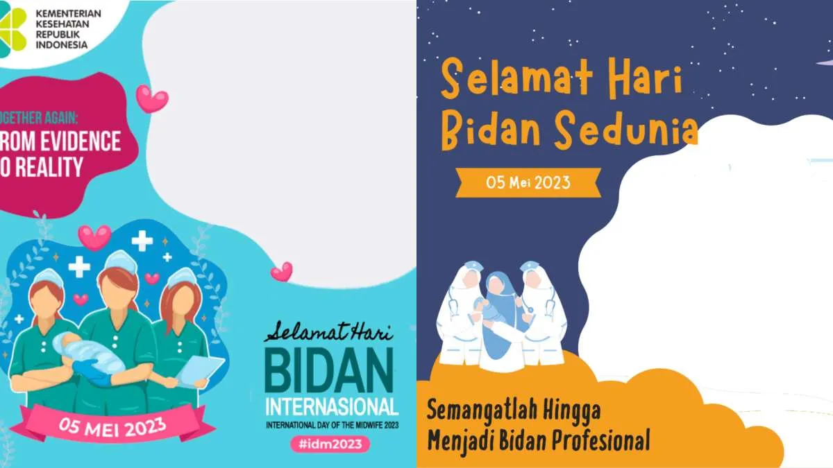 Kumpulan Twibbon Hari Bidan Internasional 2023, yuk Pasang Bingkai Fotonya