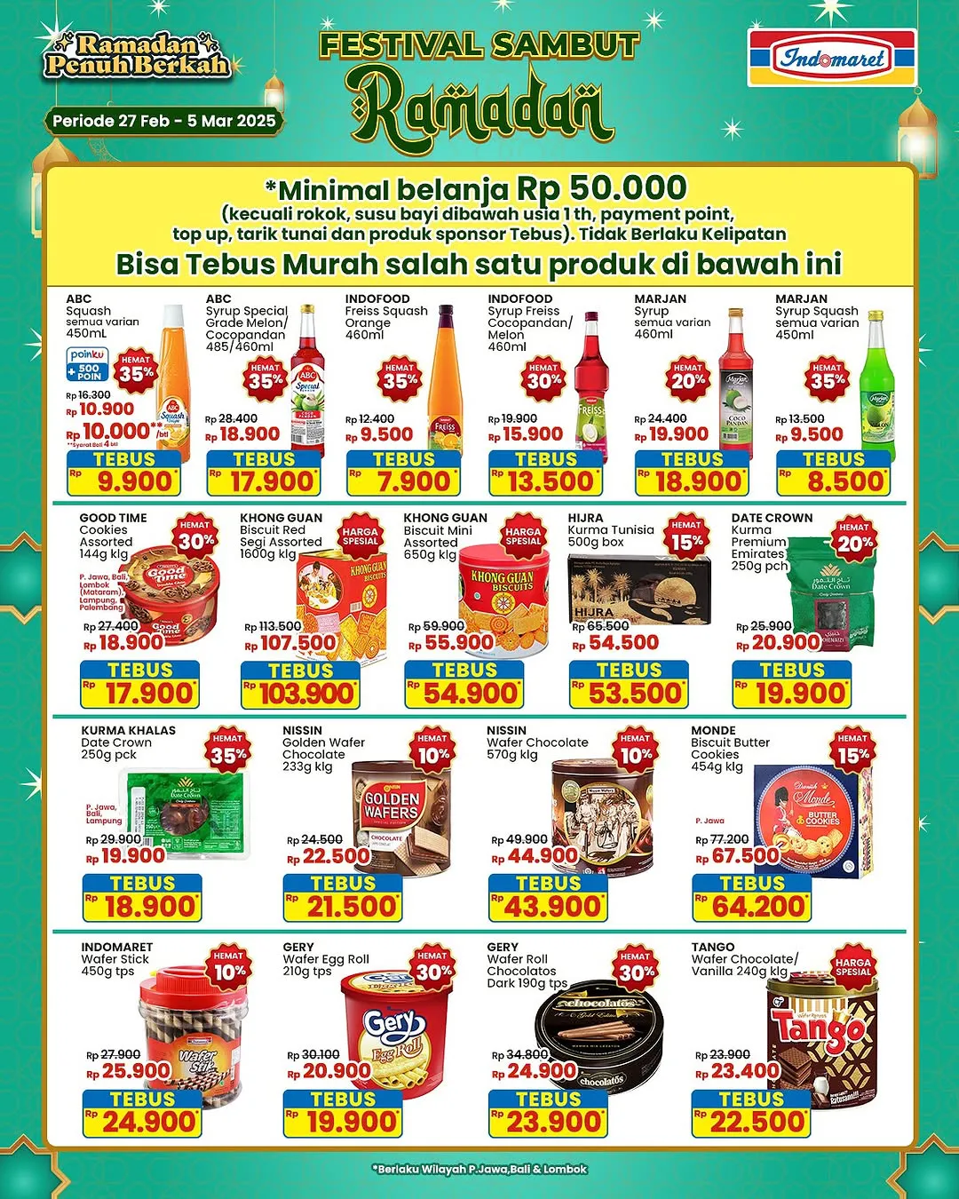 Promo Indomaret Sambut Ramadan Periode 27 Februari-5 Maret 2025