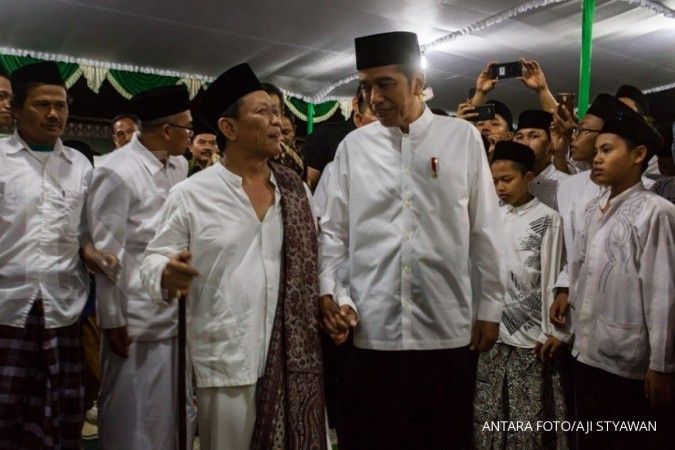 Jokowi berharap suara di Jateng bisa menutupi kekurangan di Jatim dan Sumatra