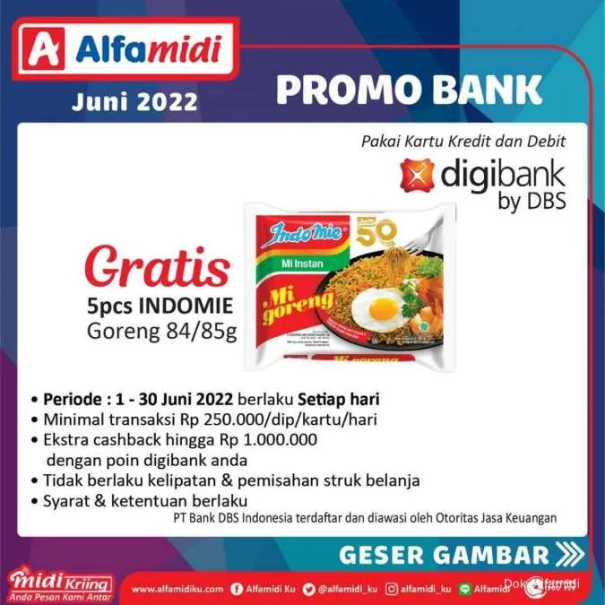 Promo Bank Alfamidi Periode Juni 2022