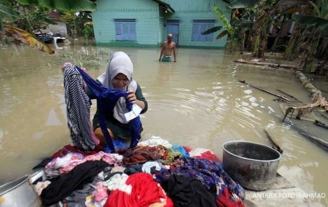 Sejumlah Desa yang Terdampak Banjir di Aceh Jaya dan Aceh Barat Daya Telah Surut