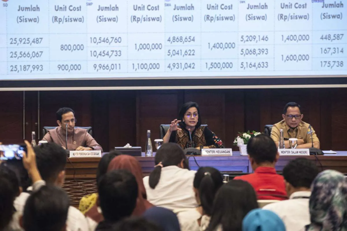 Kemenkeu salurkan Rp 9,8 triliun dana BOS tahap pertama
