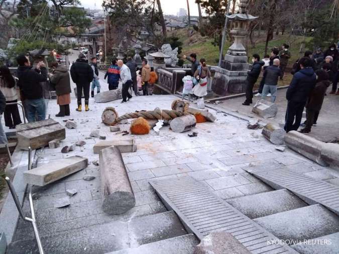 Korban Meninggal Gempa Jepang Bertambah Jadi 62 Orang, Penyelamatan Terhambat Hujan