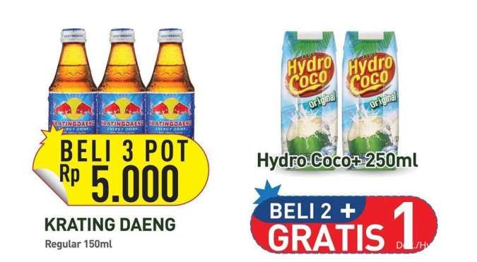 Promo Hypermart Beli Banyak Lebih Hemat 10-16 Januari 2025, HydroCoco Beli 2 Gratis 1