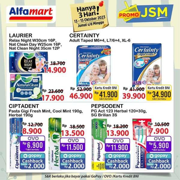 Katalog Promo JSM Alfamart Terbaru 13-15 Oktober 2023