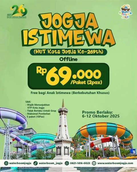 Promo Waterboom Jogja Oktober 2025
