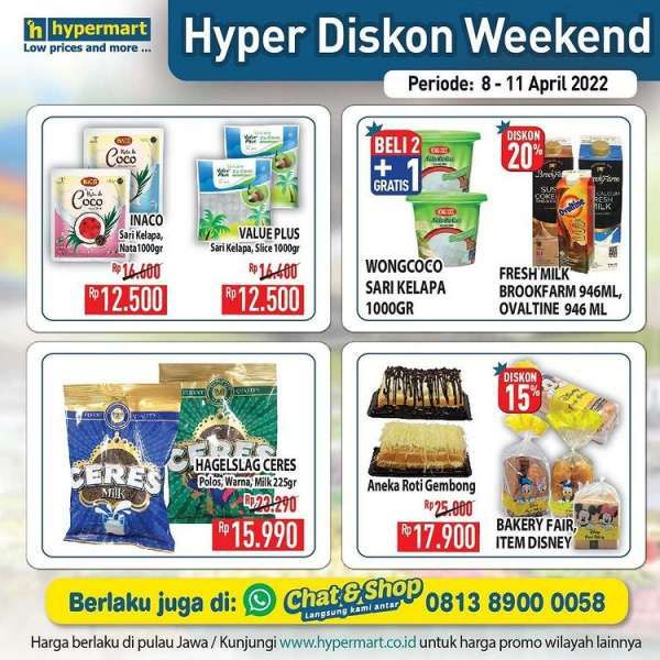 Promo JSM Hypermart 8-11 April 2022, Hyper Diskon Weekend Terbaru