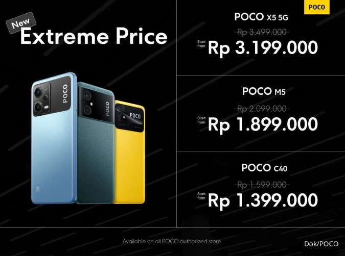 Update Harga POCO Bulan Juli 2023, POCO M5 Mulai dari Sejutaan!