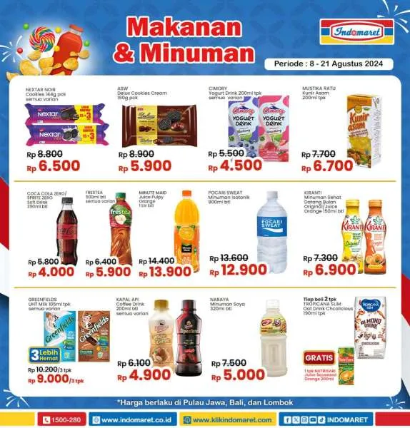 Promo Indomaret Super Hemat Periode 8-21 Agustus 2024