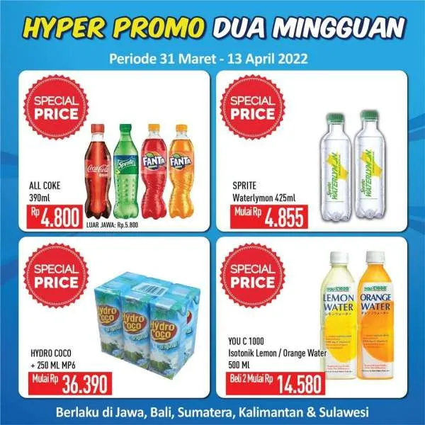 Promo Hypermart Dua Mingguan Periode 31 Maret-13 April 2022