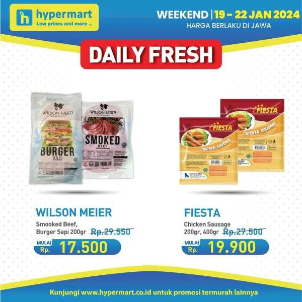 Promo JSM Hypermart Hyper Diskon Weekend Periode 19-22 Januari 2024