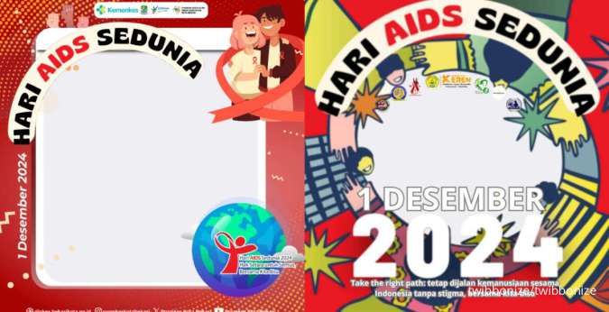 30 Twibbon Hari AIDS Sedunia 2024 yang Diperingati Setiap 1 Desember