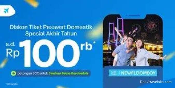 Promo Traveloka Travel Fair 2023, Diskon Tiket Pesawat Domestik hingga Rp 100.000