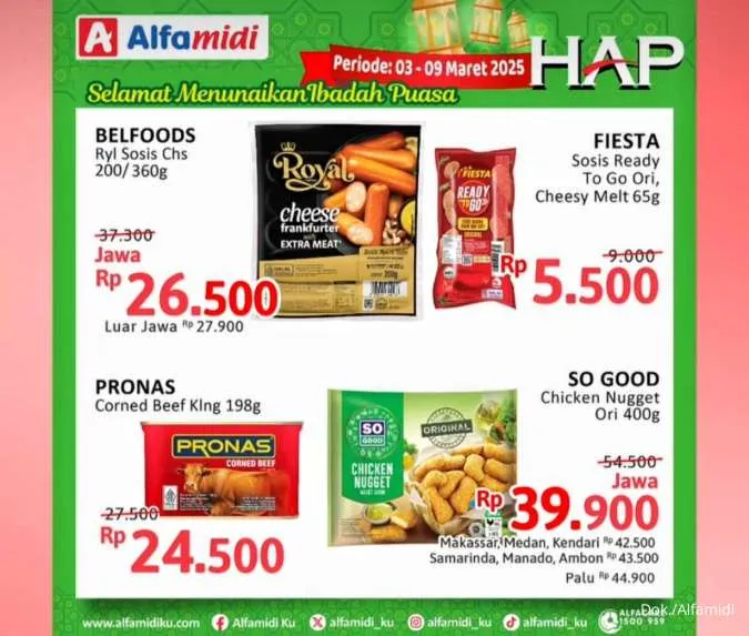 Promo Alfamidi Hemat Satu Pekan Periode 3-9 Maret 2025