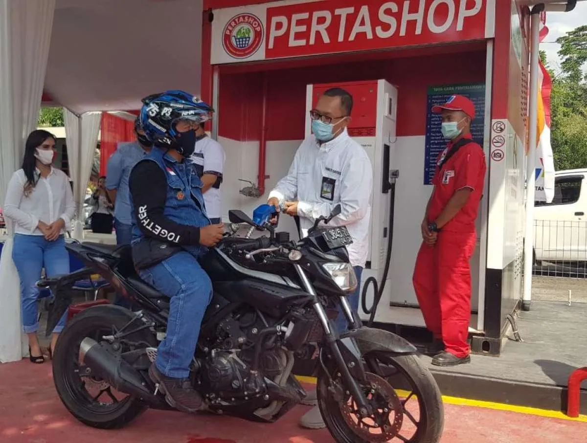 Konsumsi BBM Pertashop di Lampung capai 500 liter per hari