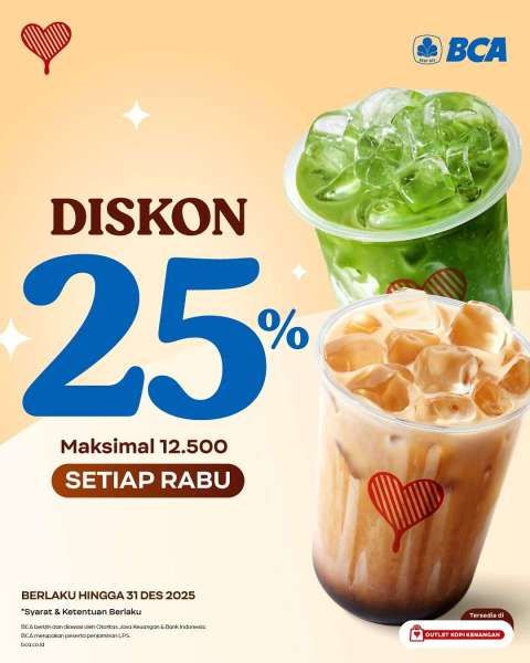 Promo Kopi Kenangan dengan BCA Tahun 2025