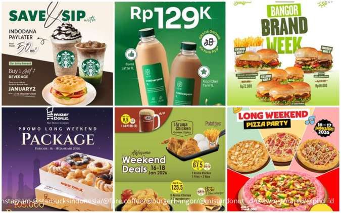 Starbucks hingga PHD Hemat! Ini 8 Daftar Promo Long Weekend Isra Miraj Paling Viral