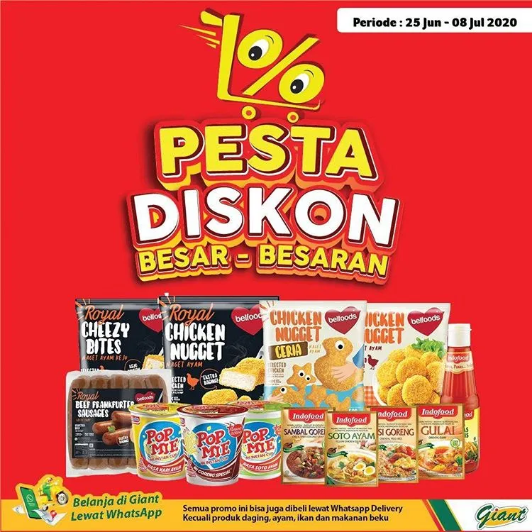 Diskon besar-besaran di Giant, cuma sampai 8 Juli 2020