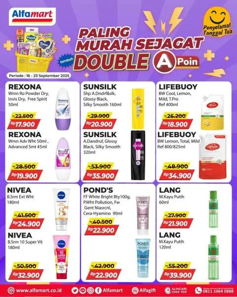 Promo Alfamart Paling Murah Sejagat Periode 16-23 September 2025