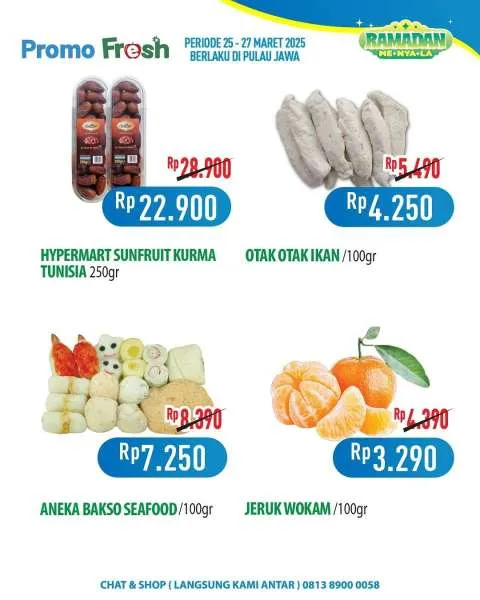 Promo Hypermart Hyper Diskon Weekday Periode 25-27 Maret 2025