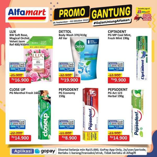 Promo Alfamart Gantung 26 September-2 Oktober 2024