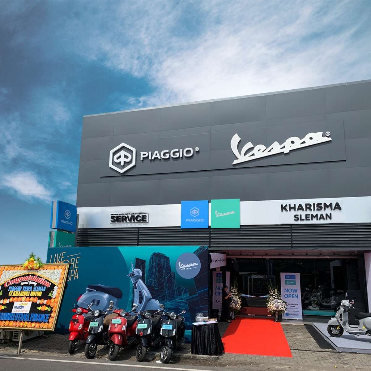 PT Piaggio Indonesia Perluas Jaringan Diler Baru di Sleman Yogyakarta