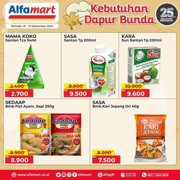 Promo Alfamart 1-15 September 2024 Spesial Kebutuhan Dapur