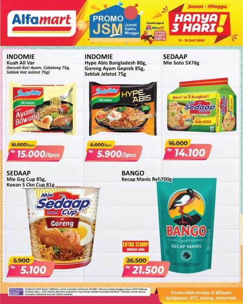 Promo JSM Alfamart Periode 11-13 Juli 2025