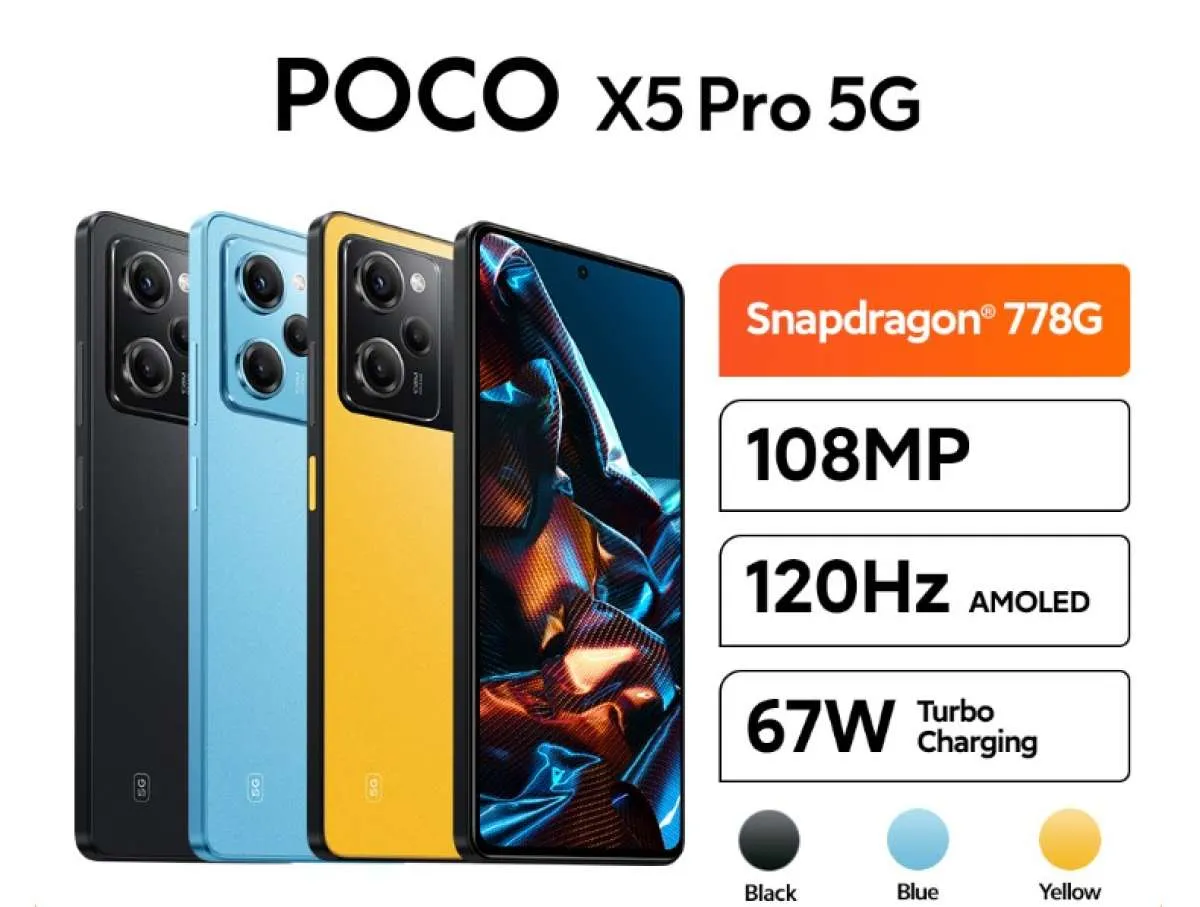 Mulai dari Rp 3 Jutaan, Intip Spesifikasi & Harga HP POCO X5 Pro 5G