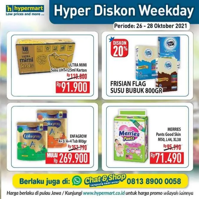 Promo Hypermart Hyper Diskon Weekday 26-28 Oktober 2021