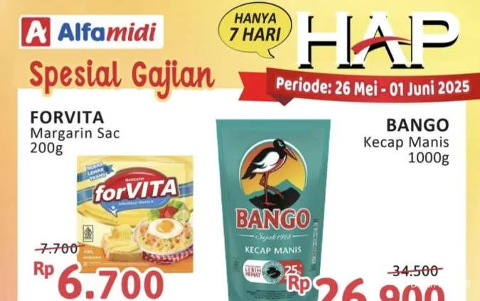 Katalog Promo Alfamidi Hemat Satu Pekan Spesial Gajian Periode 26 Mei-1 Juni 2025